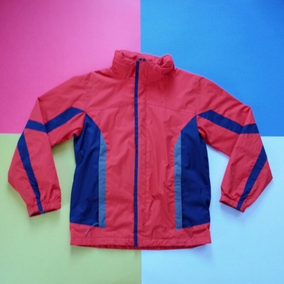 2014 Junior L.L. Bean Orange Rain Coat